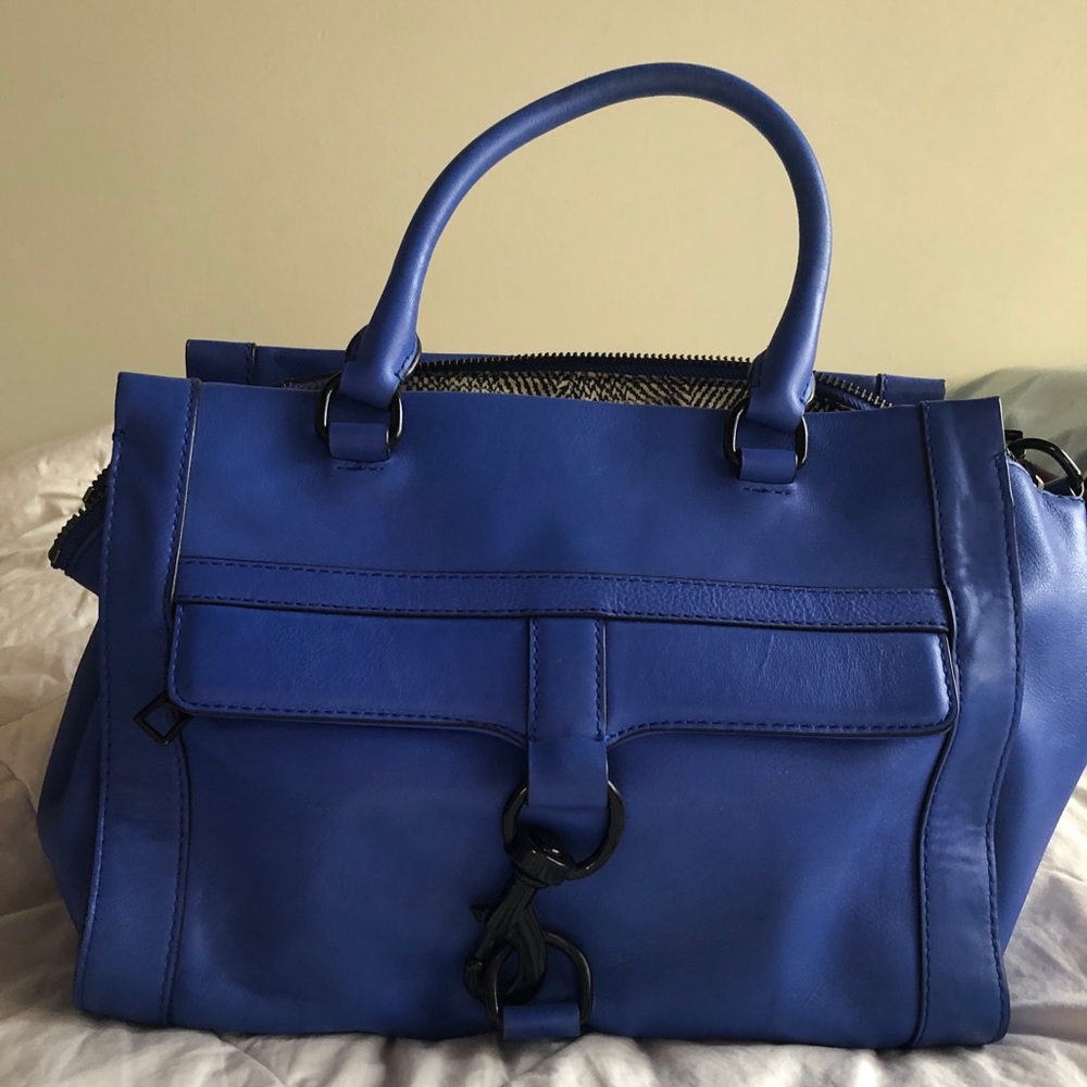 Blue Rebecca Minkoff “bowery” satchel
